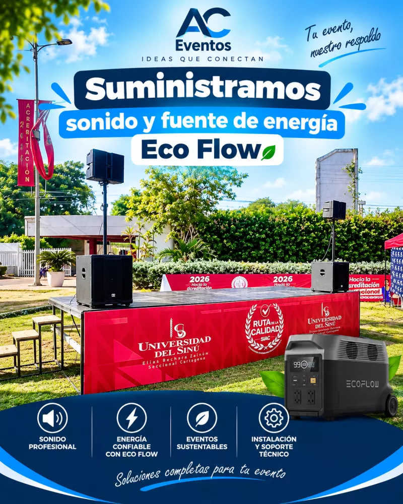 Sonido y plantas EcoFlow
